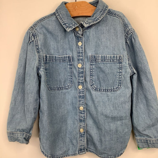 Size 4: Gap Blue Button-Up Jean Jacket