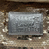 Collectors Corner: Coach Poppy Gold Sequin Groovy 2 way handbag SN# 15331