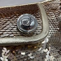 Collectors Corner: Coach Poppy Gold Sequin Groovy 2 way handbag SN# 15331