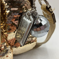 Collectors Corner: Coach Poppy Gold Sequin Groovy 2 way handbag SN# 15331