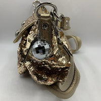 Collectors Corner: Coach Poppy Gold Sequin Groovy 2 way handbag SN# 15331