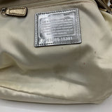 Collectors Corner: Coach Poppy Gold Sequin Groovy 2 way handbag SN# 15331