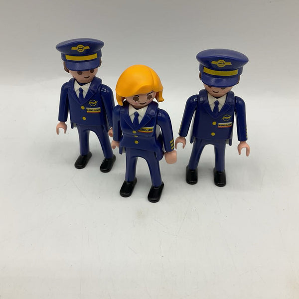 Playmobil 3pc Airplane Crew