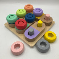 Kiwiw Co Wooden Peg Board