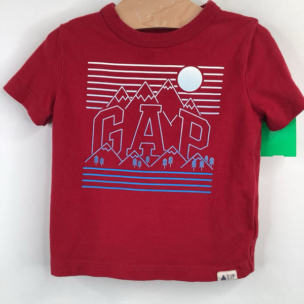 Size 12-18m: GAP Red Mountain Graphic T-Shirt