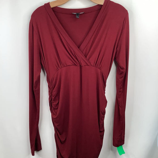 Size S: Isabella Lover Red Long Sleeve Shirt