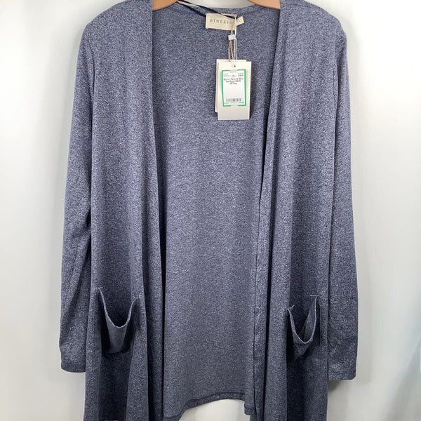 Size L: Ninexis Blue Cardigan-NEW W/Tag
