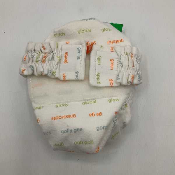 Size NB: G Diapers White Velcro Diaper Cover