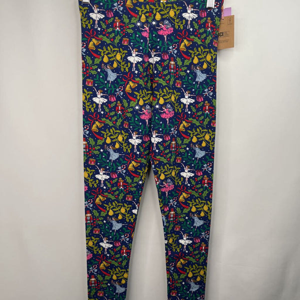 Size 11-12: Mini Boden Navy Blue Nutcracker Leggings NEW w/Tags