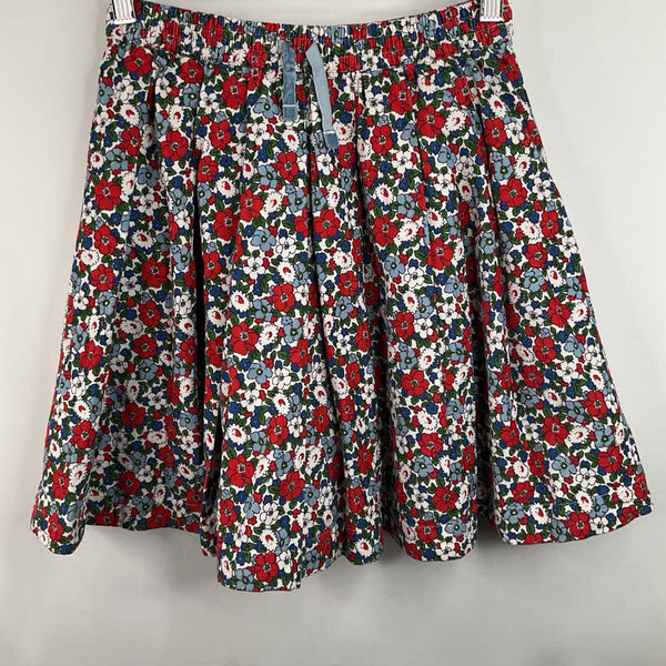 Size 11-12: Mini Boden Floral Corduroy Skirt NEW w/Tags