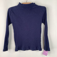Size 4 (100): Hanna Andersson Blue Turtle Neck Shirt
