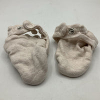 Size 0-3m: Wheat Soft Baby Slippers