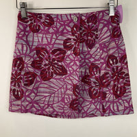 Size 8: Columbia Purple Floral Skirt