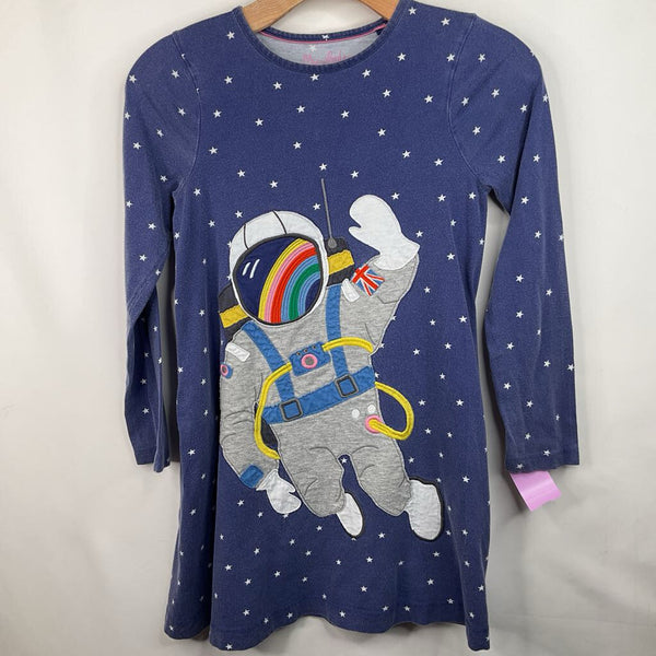 Size 9-10: Mini Boden Blue Astronaut Long Sleeve Dress