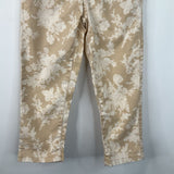 Size 4: GAP Creme Floral Pants