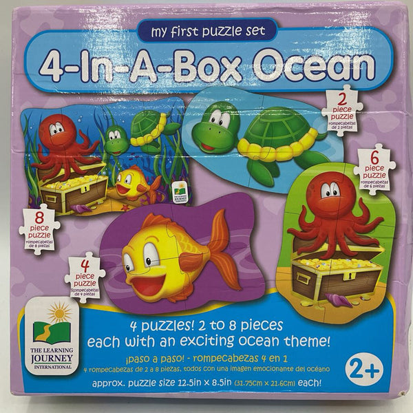 My First Puzzle Set 4-In-A-Box Ocean