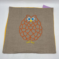 Pilloporto Owl Locally Handmade Small Pillow Case -NEW