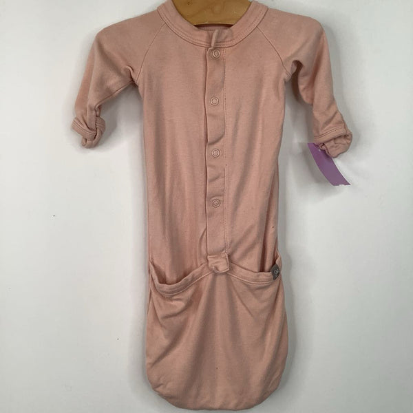 Size 0-3m: Goumi Baby Pink 1pc Nighty Pjs