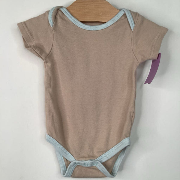 Size 3-6m: Kyle & Deena Beige Onesie
