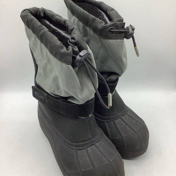 Size 3Y: Columbia Black Snow Boots