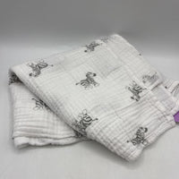 Size NB: Amazing Baby Black White Zebra Swaddle Blanket