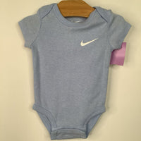 Size 6m: Nike Light Blue Onesie