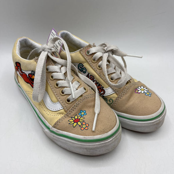 Size 12.5: Vans Yellow Red Elmo Lace Up Sneakers