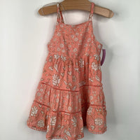 Size 12m: Cat & Jack Peach Sparkle Strappy Sun Dress