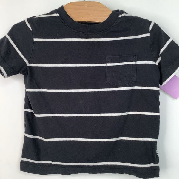 Size 2: Gap Black/White Striped T-Shirt