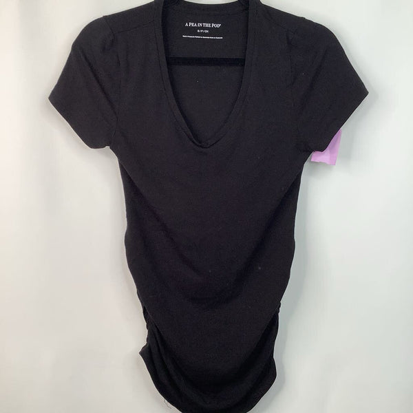 Size S: A Pea In The Pod Black T-Shirt