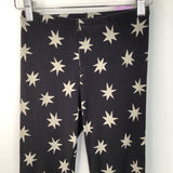 Size 12: Tea Black/White Stars Leggings
