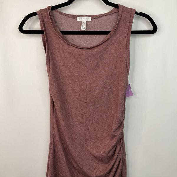 Size XS: Leith Brown Heathered Tank Dress