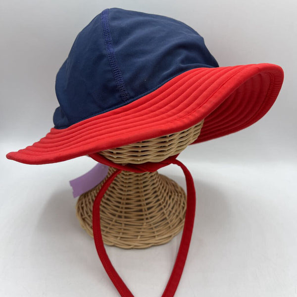 Size S: Hanna Andersson Red/Blue Sun Hat