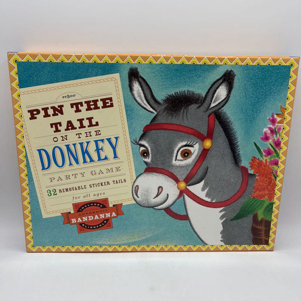 Eeboo Pin The Tail On The Donkey-NEW