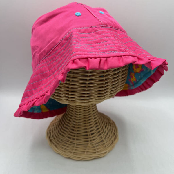 Size 5: Uv Skinz Blue/Colorful Fish Print Sun Hat