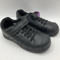 Size 11-11.5: Pediped Black Velcro Strap Sandals