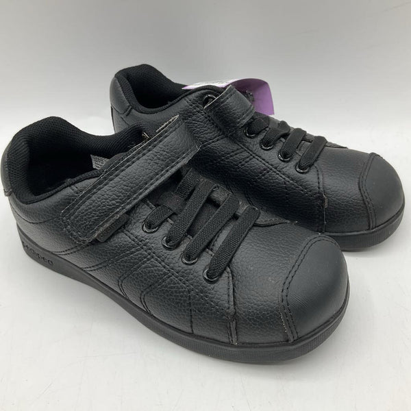 Size 11-11.5: Pediped Black Velcro Strap Sandals