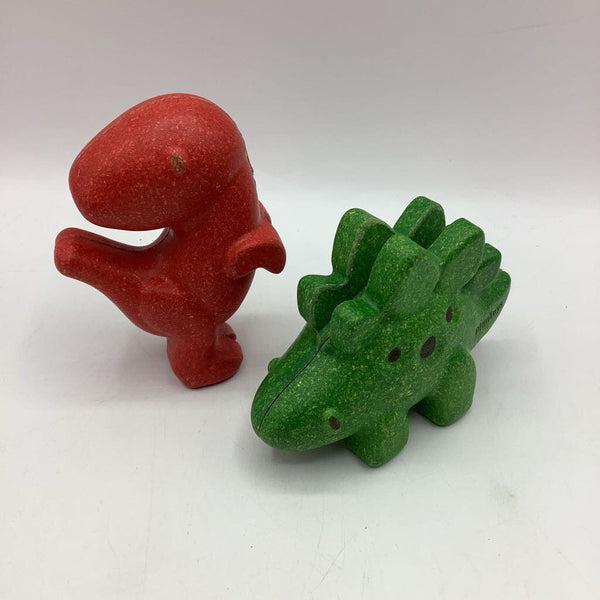 Plan Toys Wooden 2pc Dinosaurs