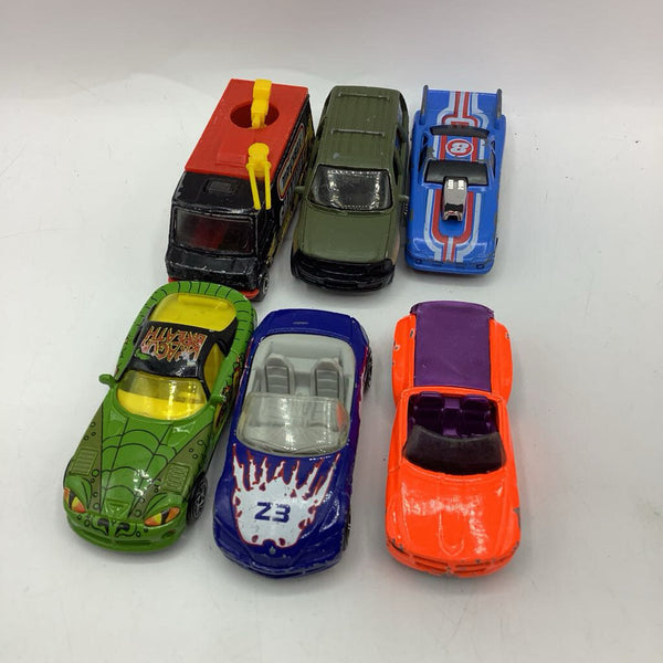 Assorted Metal 6pc Vehicles