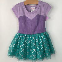 Size 12m: Disney Little Mermaid Short Sleeve Dress