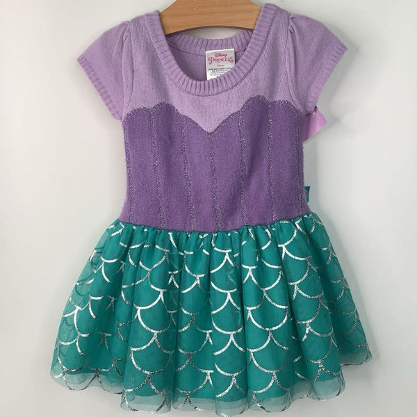 Size 12m: Disney Little Mermaid Short Sleeve Dress