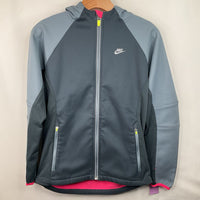 Size 16: Nike Grey/Pink Zip-Up Jacket