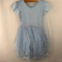 Size 2: Frozen Blue Elsa & Anna Short Sleeve Dress