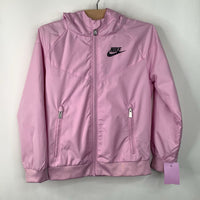 Size 4: Nike Pink Zip-Up Windbreaker
