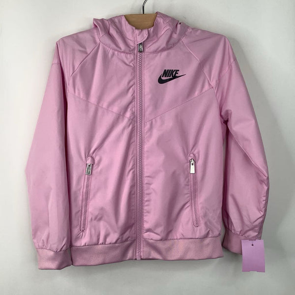 Size 4: Nike Pink Zip-Up Windbreaker