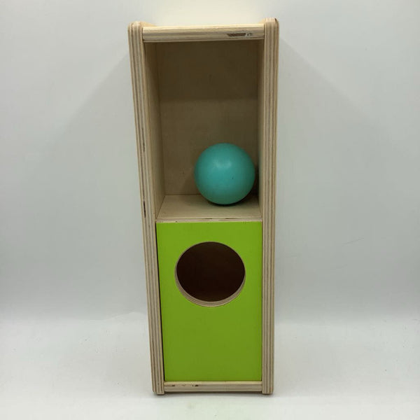 Lovevery Wooden Green Sliding Top Ball Drop