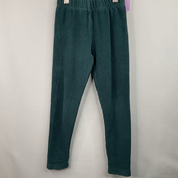 Size 5 (110): Hanna Andersson Green Velour Leggings