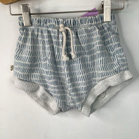 Size 6-7: Childhoods Blue/White Terrycloth Drawstring Shorts