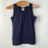 Size 4 (100): Hanna Andersson Navy Tank Top