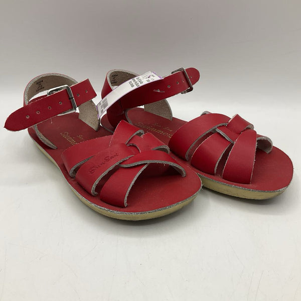 Size 10: Sun-San Swimmer Red Buckle Strap Sandlas